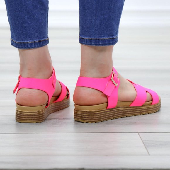 Women's Pink Sandals - Picture 13 of 14